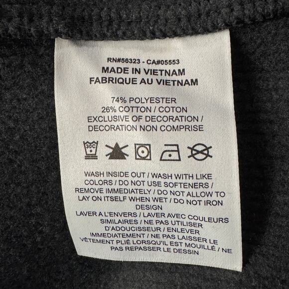 Nike Mens Medium Thermal Shirt Paris 2024 Olympics Waffle Knit Long Sleeve Gray - Picture 5 of 5